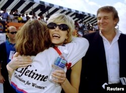 Tư liệu - Marla Maples và Donald Trump